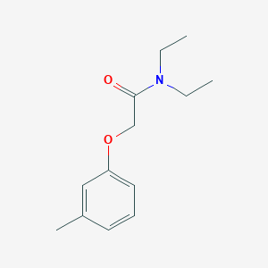 molecular formula C13H19NO2 B3114529 N,N-二乙基-2-(3-甲基苯氧基)乙酰胺 CAS No. 2021-08-1