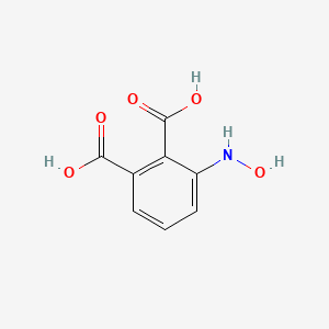 molecular formula C8H7NO5 B3114578 3-(羟氨基)邻苯二甲酸 CAS No. 202262-76-8