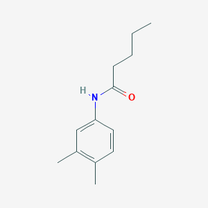 molecular formula C13H19NO B311465 N-(3,4-dimethylphenyl)pentanamide 