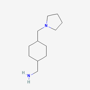 (4-(Pyrrolidin-1-ylmethyl)cyclohexyl)methanamine
