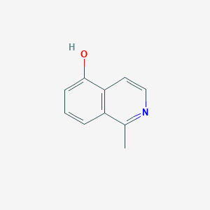 molecular formula C10H9NO B3114661 5-Isoquinolinol, 1-methyl- CAS No. 20335-65-3
