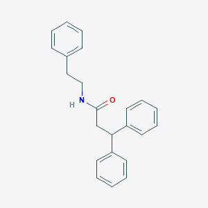 3,3-diphenyl-N-(2-phenylethyl)propanamide