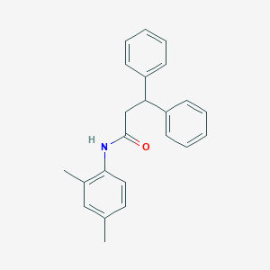 molecular formula C23H23NO B311470 N-(2,4-dimethylphenyl)-3,3-diphenylpropanamide 