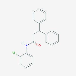 molecular formula C21H18ClNO B311472 N-(2-Chlorophenyl)-3,3-diphenylpropanamide 