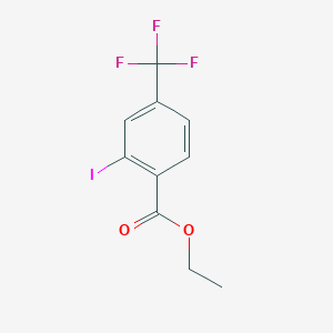 molecular formula C10H8F3IO2 B3114805 Ethyl 2-iodo-4-(trifluoromethyl)benzoate CAS No. 204981-54-4