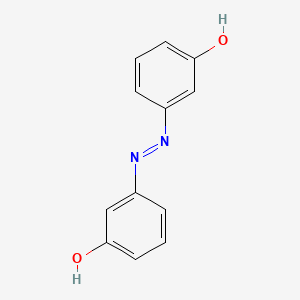 molecular formula C12H10N2O2 B3114807 3,3'-(Diazene-1,2-diyl)diphenol CAS No. 2050-15-9