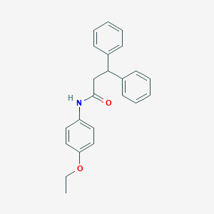 molecular formula C23H23NO2 B311481 N-(4-ethoxyphenyl)-3,3-diphenylpropanamide 