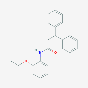 molecular formula C23H23NO2 B311482 N-(2-ethoxyphenyl)-3,3-diphenylpropanamide 