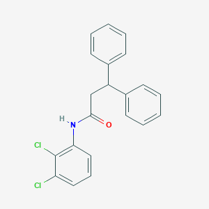 molecular formula C21H17Cl2NO B311484 N-(2,3-dichlorophenyl)-3,3-diphenylpropanamide 