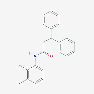 molecular formula C23H23NO B311486 N-(2,3-dimethylphenyl)-3,3-diphenylpropanamide 