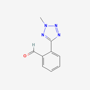 molecular formula C9H8N4O B3114863 2-(2-Methyl-tetrazol-5-yl)-benzaldehyde CAS No. 205452-87-5