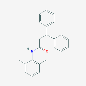molecular formula C23H23NO B311487 N-(2,6-dimethylphenyl)-3,3-diphenylpropanamide 