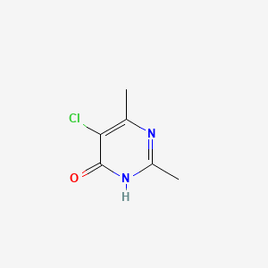 molecular formula C6H7ClN2O B3114881 5-Chloro-2,6-dimethylpyrimidin-4-ol CAS No. 20551-34-2