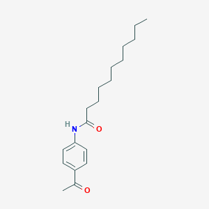 molecular formula C19H29NO2 B311493 N-(4-acetylphenyl)undecanamide 