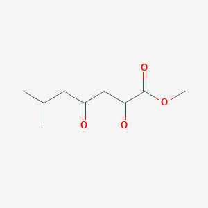 molecular formula C9H14O4 B3114946 Methyl 6-methyl-2,4-dioxoheptanoate CAS No. 20577-66-6