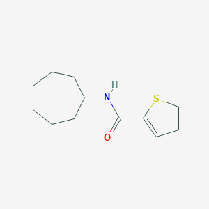 molecular formula C12H17NOS B311495 N-cycloheptylthiophene-2-carboxamide 