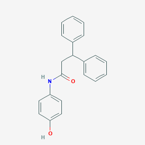 molecular formula C21H19NO2 B311497 N-(4-hydroxyphenyl)-3,3-diphenylpropanamide 