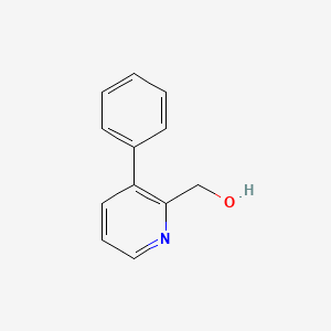 molecular formula C12H11NO B3115015 (3-Phenylpyridin-2-yl)methanol CAS No. 206181-88-6