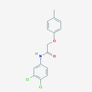 molecular formula C15H13Cl2NO2 B311503 N-(3,4-dichlorophenyl)-2-(4-methylphenoxy)acetamide 