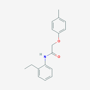 molecular formula C17H19NO2 B311504 N-(2-ethylphenyl)-2-(4-methylphenoxy)acetamide 