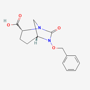 (2R,5R)-6-(Benzyloxy)-7-oxo-1,6-diazabicyclo[3.2.1]octane-2-carboxylic acid