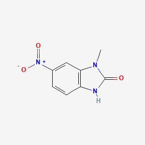 molecular formula C8H7N3O3 B3115054 1-甲基-6-硝基-1H-苯并[d]咪唑-2(3H)-酮 CAS No. 206431-05-2