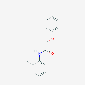molecular formula C16H17NO2 B311507 2-(4-methylphenoxy)-N-(2-methylphenyl)acetamide 