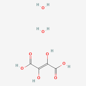 molecular formula C4H8O8 B3115088 Dihydroxyfumaric acid dihydrate CAS No. 20688-70-4