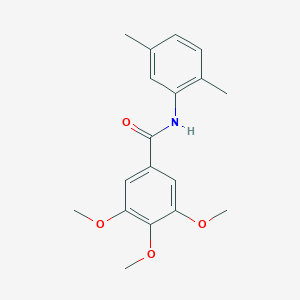molecular formula C18H21NO4 B311511 N-(2,5-dimethylphenyl)-3,4,5-trimethoxybenzamide 