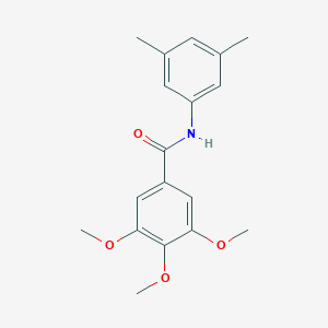 molecular formula C18H21NO4 B311512 N-(3,5-dimethylphenyl)-3,4,5-trimethoxybenzamide 