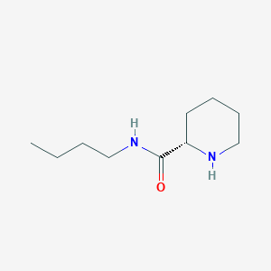 molecular formula C10H20N2O B3115137 (2S)-N-丁基哌啶-2-甲酰胺 CAS No. 207229-07-0