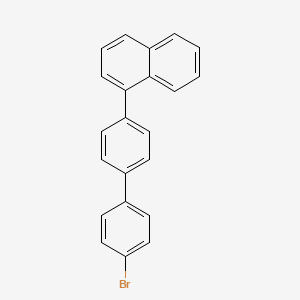 molecular formula C22H15B B3115158 1-(4'-Bromo-[1,1'-biphenyl]-4-yl)naphthalene CAS No. 207612-71-3