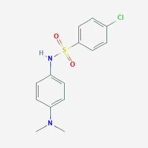 molecular formula C14H15ClN2O2S B311516 4-chloro-N-[4-(dimethylamino)phenyl]benzenesulfonamide CAS No. 6101-27-5