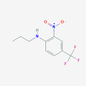 molecular formula C10H11F3N2O2 B3115170 2-nitro-N-propyl-4-(trifluoromethyl)aniline CAS No. 2078-10-6