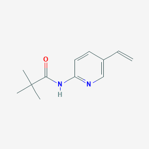 molecular formula C12H16N2O B3115176 2,2-Dimethyl-N-(5-vinylpyridin-2-yl)-propionamide CAS No. 207922-54-1