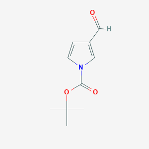 molecular formula C10H13NO3 B3115305 tert-Butyl 3-formyl-1H-pyrrole-1-carboxylate CAS No. 209216-57-9