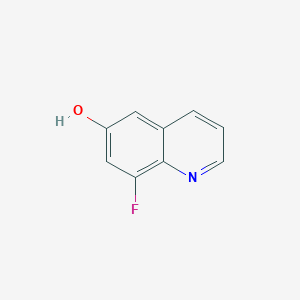 molecular formula C9H6FNO B3115340 8-氟喹啉-6-醇 CAS No. 209353-22-0