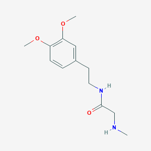 molecular formula C13H20N2O3 B3115342 N-(3,4-dimethoxyphenethyl)-2-(methylamino)acetamide CAS No. 20939-34-8