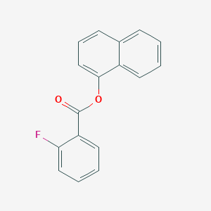 molecular formula C17H11FO2 B311535 1-Naphthyl 2-fluorobenzoate 