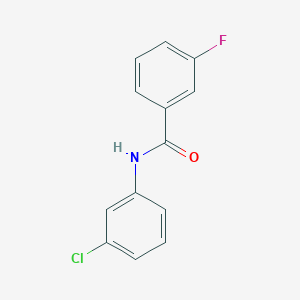 molecular formula C13H9ClFNO B311540 N-(3-chlorophenyl)-3-fluorobenzamide 