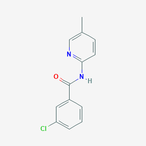 molecular formula C13H11ClN2O B311543 3-chloro-N-(5-methyl-2-pyridinyl)benzamide 