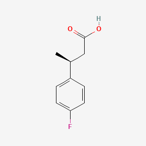 molecular formula C10H11FO2 B3115450 (S)-3-(4-Fluorophenyl)butanoic acid CAS No. 209679-20-9