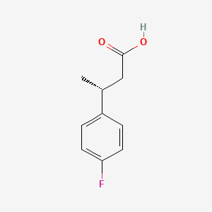molecular formula C10H11FO2 B3115456 (3R)-3-(4-Fluorophenyl)butanoic acid CAS No. 209679-21-0