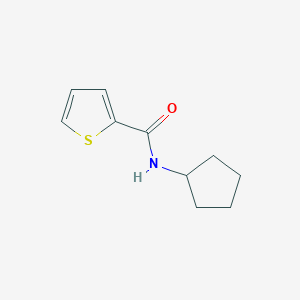 molecular formula C10H13NOS B311554 N-cyclopentyl-2-thiophenecarboxamide 