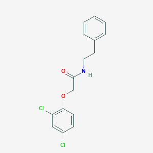 molecular formula C16H15Cl2NO2 B311556 2-(2,4-dichlorophenoxy)-N-(2-phenylethyl)acetamide 