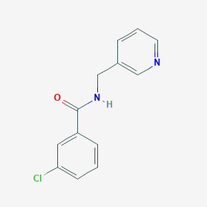 molecular formula C13H11ClN2O B311557 3-chloro-N-(pyridin-3-ylmethyl)benzamide 
