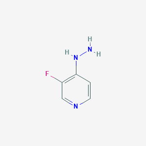 molecular formula C5H6FN3 B3115582 3-Fluoro-4-hydrazinylpyridine CAS No. 210173-77-6
