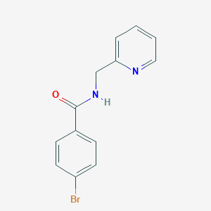 molecular formula C13H11BrN2O B311559 4-bromo-N-(pyridin-2-ylmethyl)benzamide 