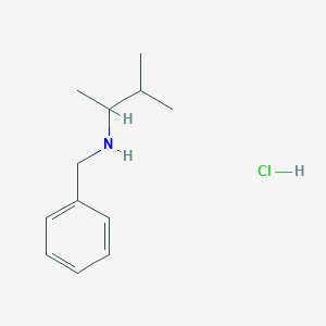 molecular formula C12H20ClN B3115629 N-Benzyl-3-methyl-2-butanamine hydrochloride CAS No. 2103392-35-2