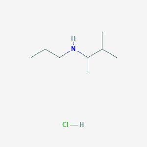 molecular formula C8H20ClN B3115639 (1,2-二甲基丙基)丙胺盐酸盐 CAS No. 2103402-67-9